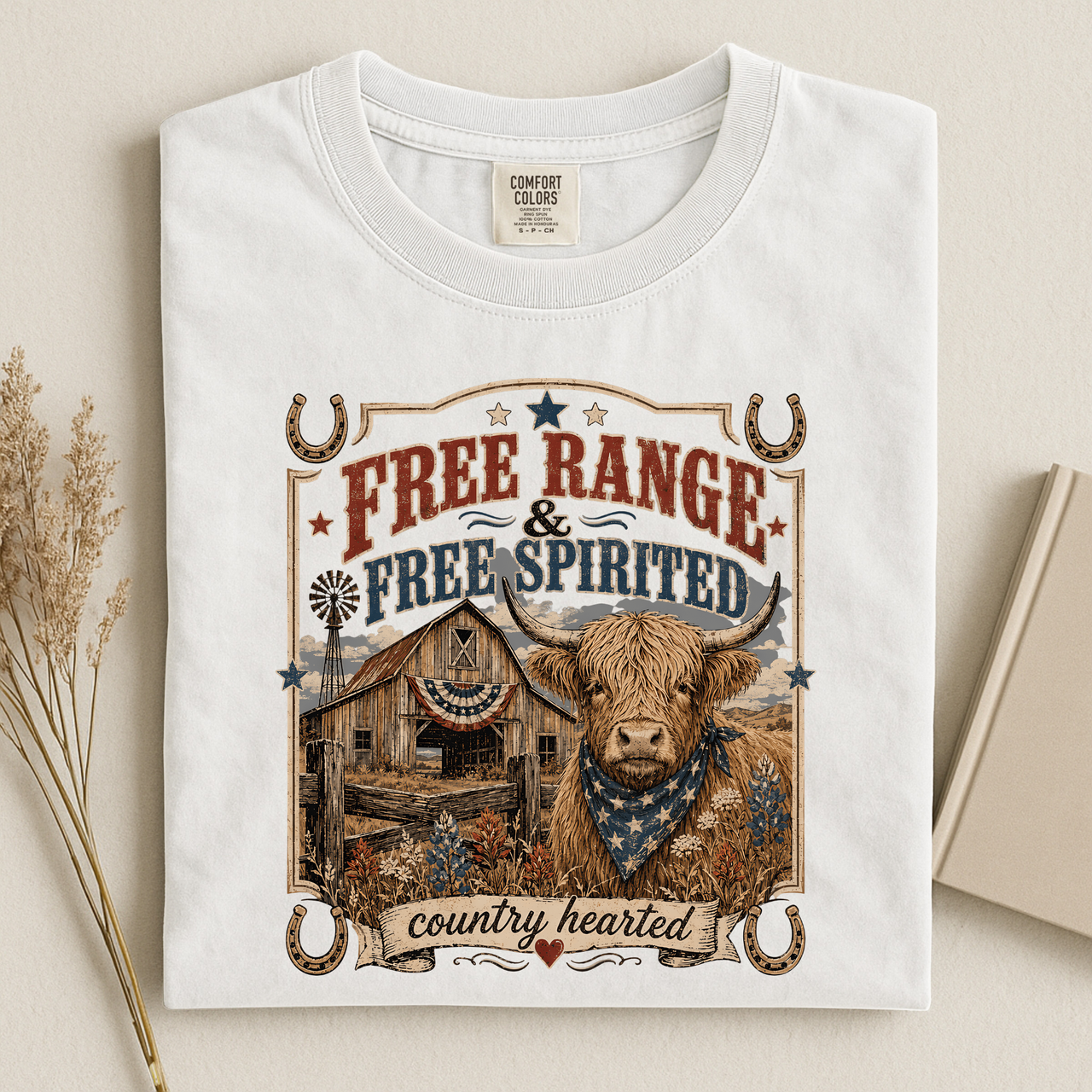 Free Range & Free Spirited Country T-Shirt