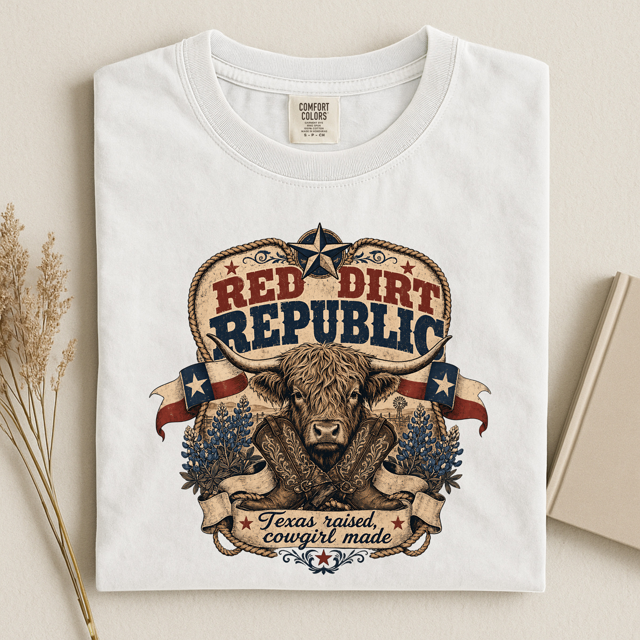 Red Dirt Republic Buffalo Graphic T-Shirt