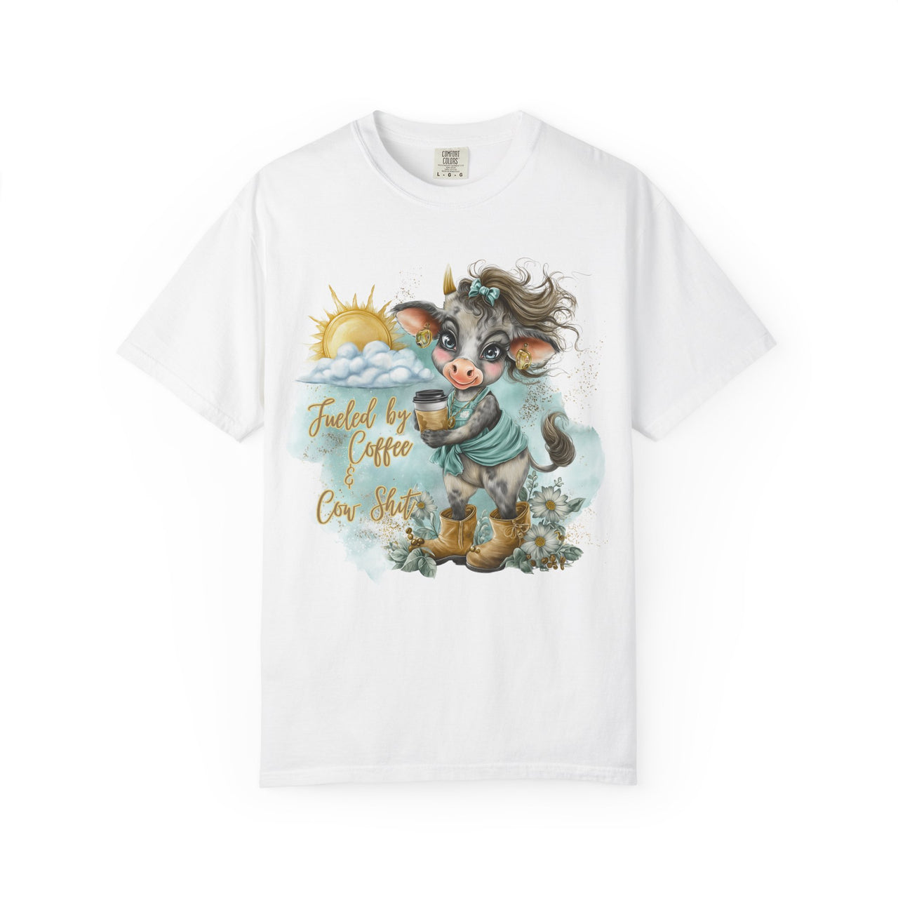 Adorable Cow Coffee Unisex T-Shirt
