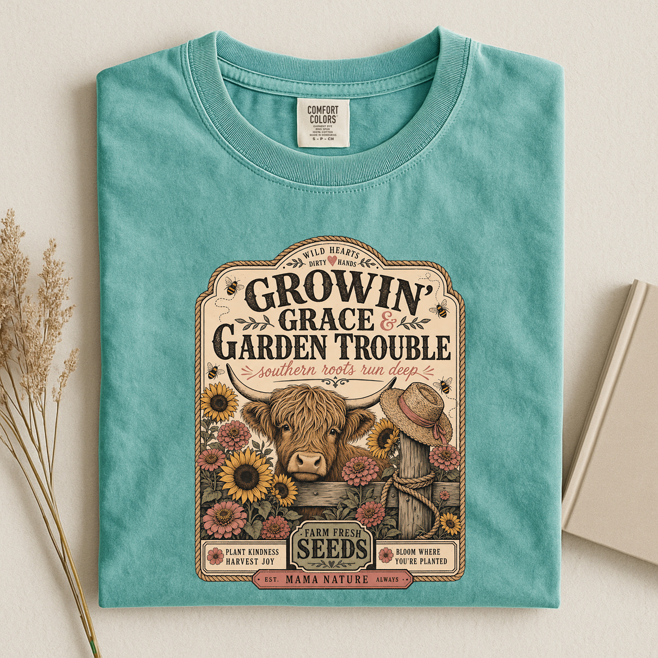 Growin' Grace Garden Trouble T-Shirt