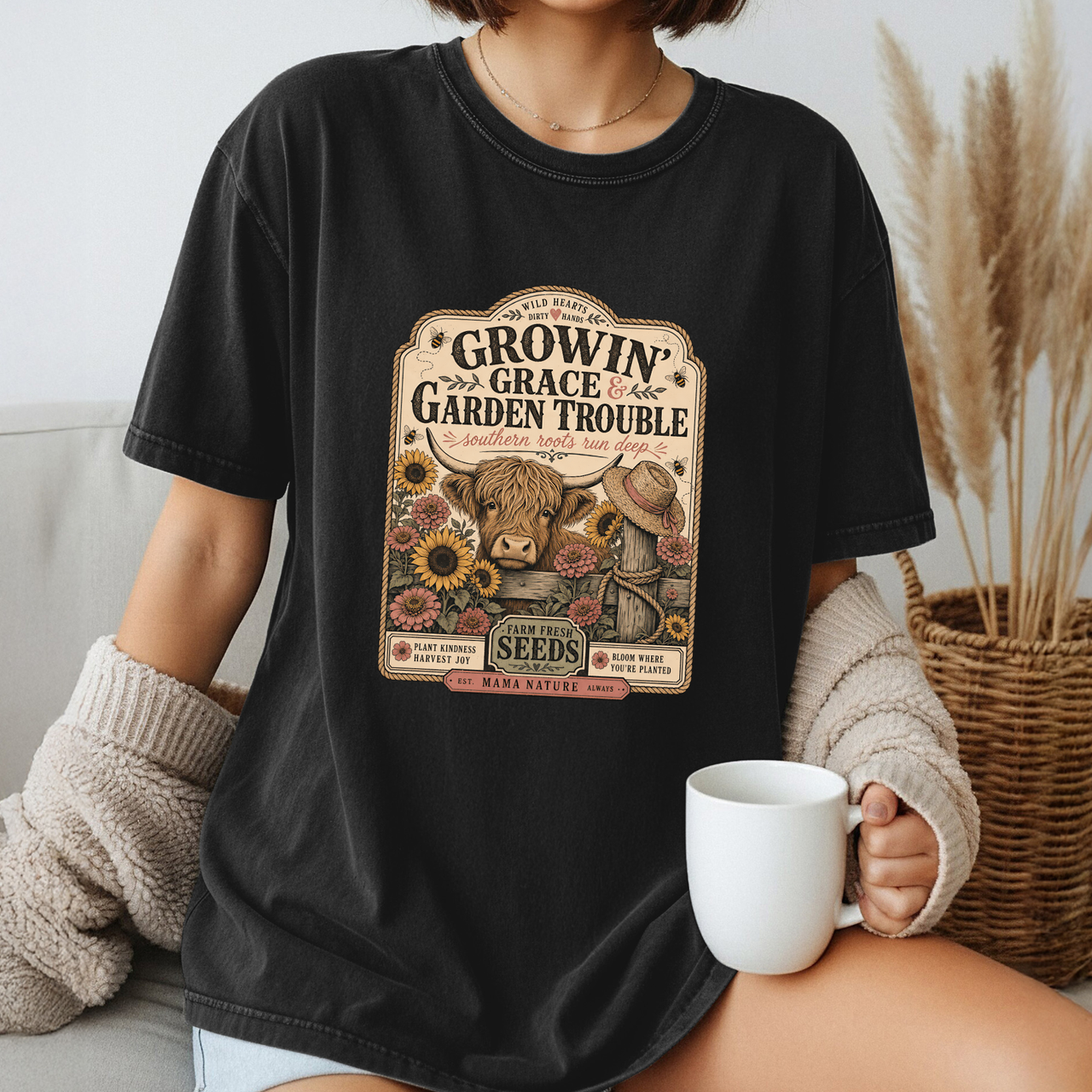 Growin' Grace Garden Trouble T-Shirt