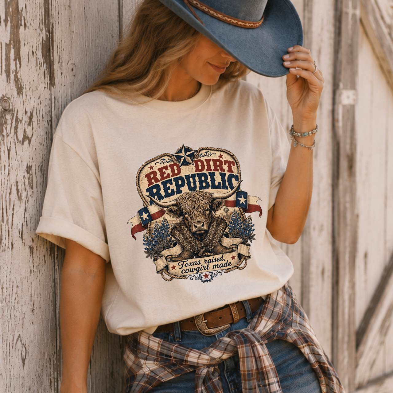 Red Dirt Republic Buffalo Graphic T-Shirt