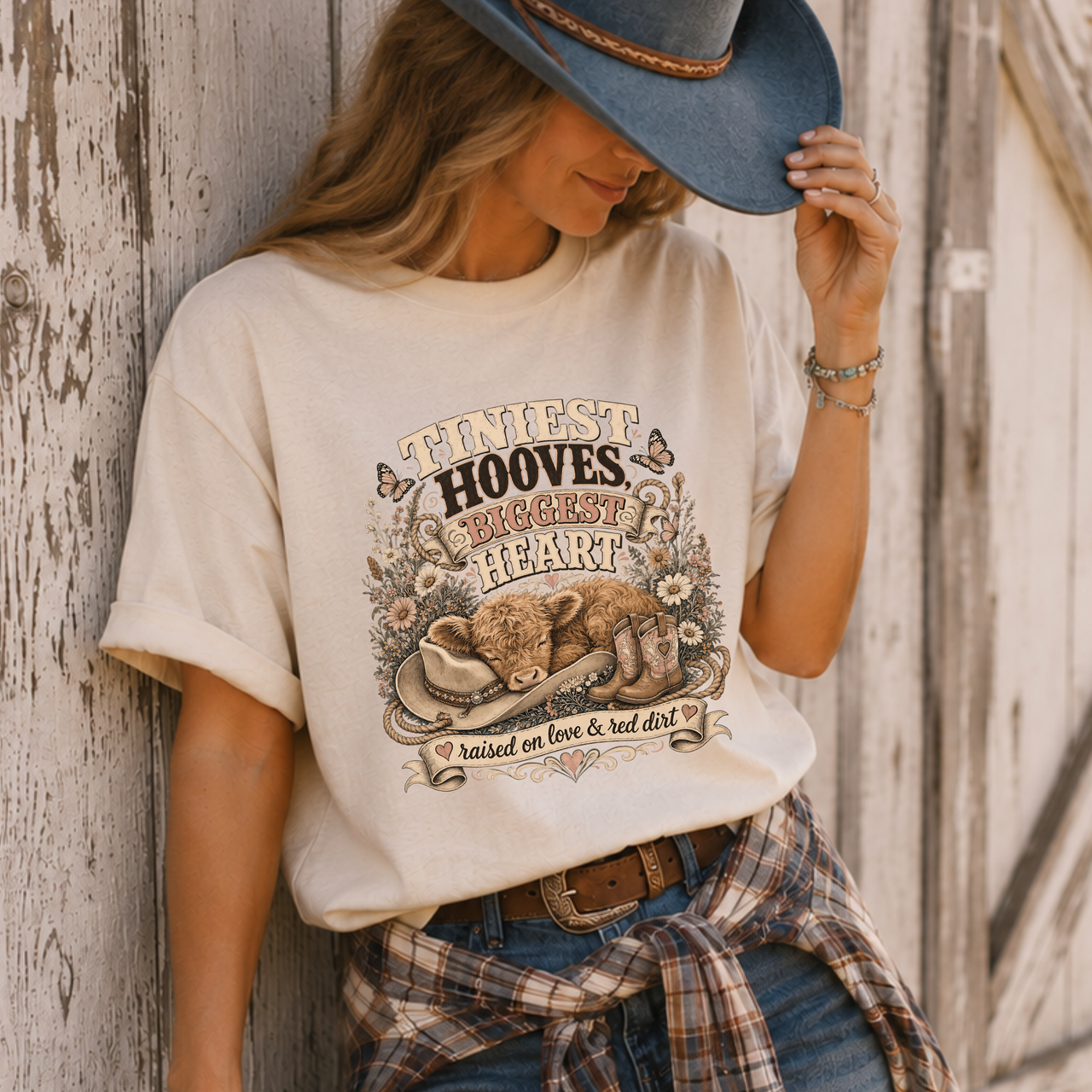 "Tiniest Hooves Biggest Heart"  Tee