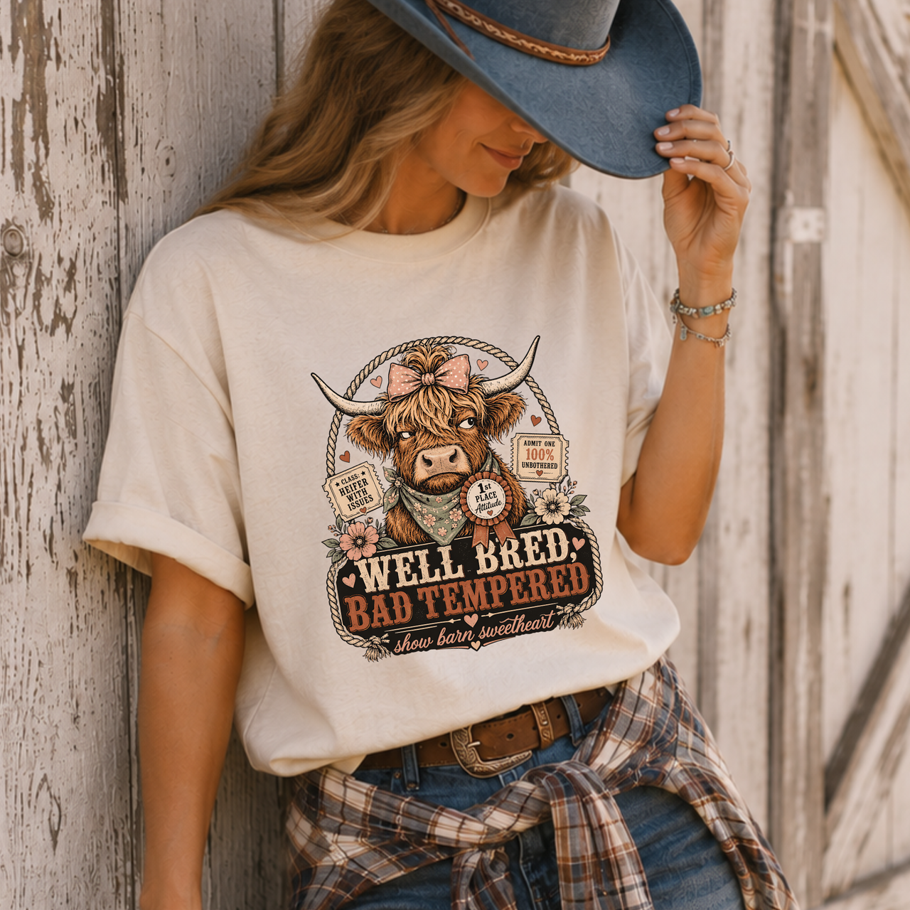 Well Bred, Bad Tempered Cow T-Shirt