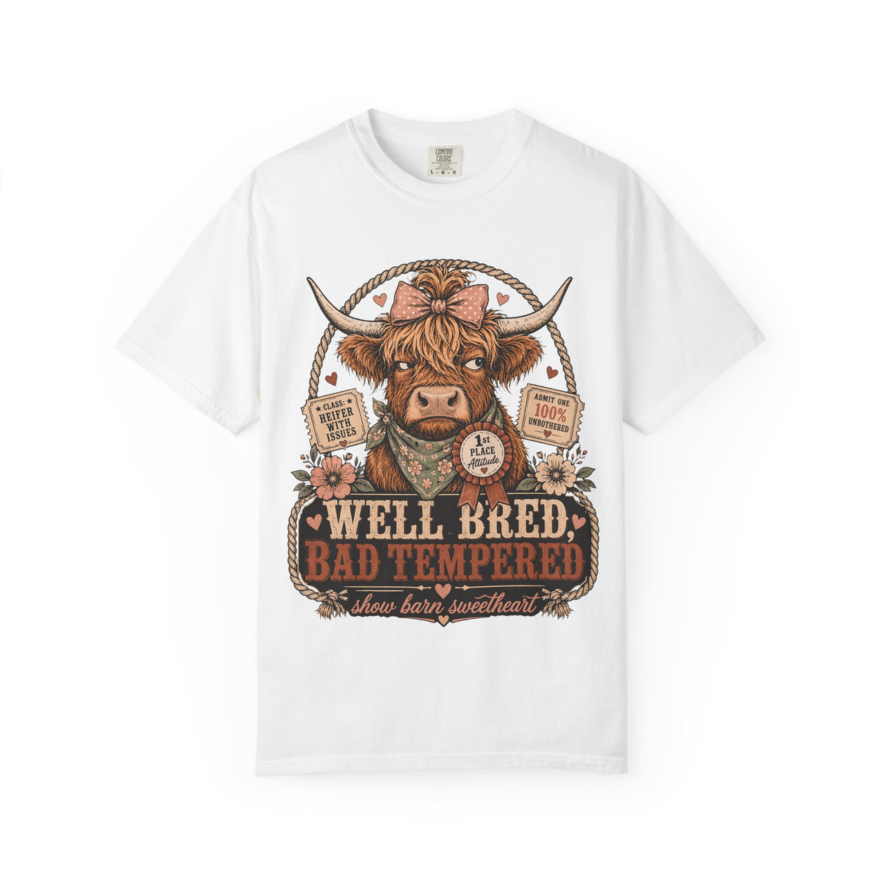 Well Bred, Bad Tempered Cow T-Shirt