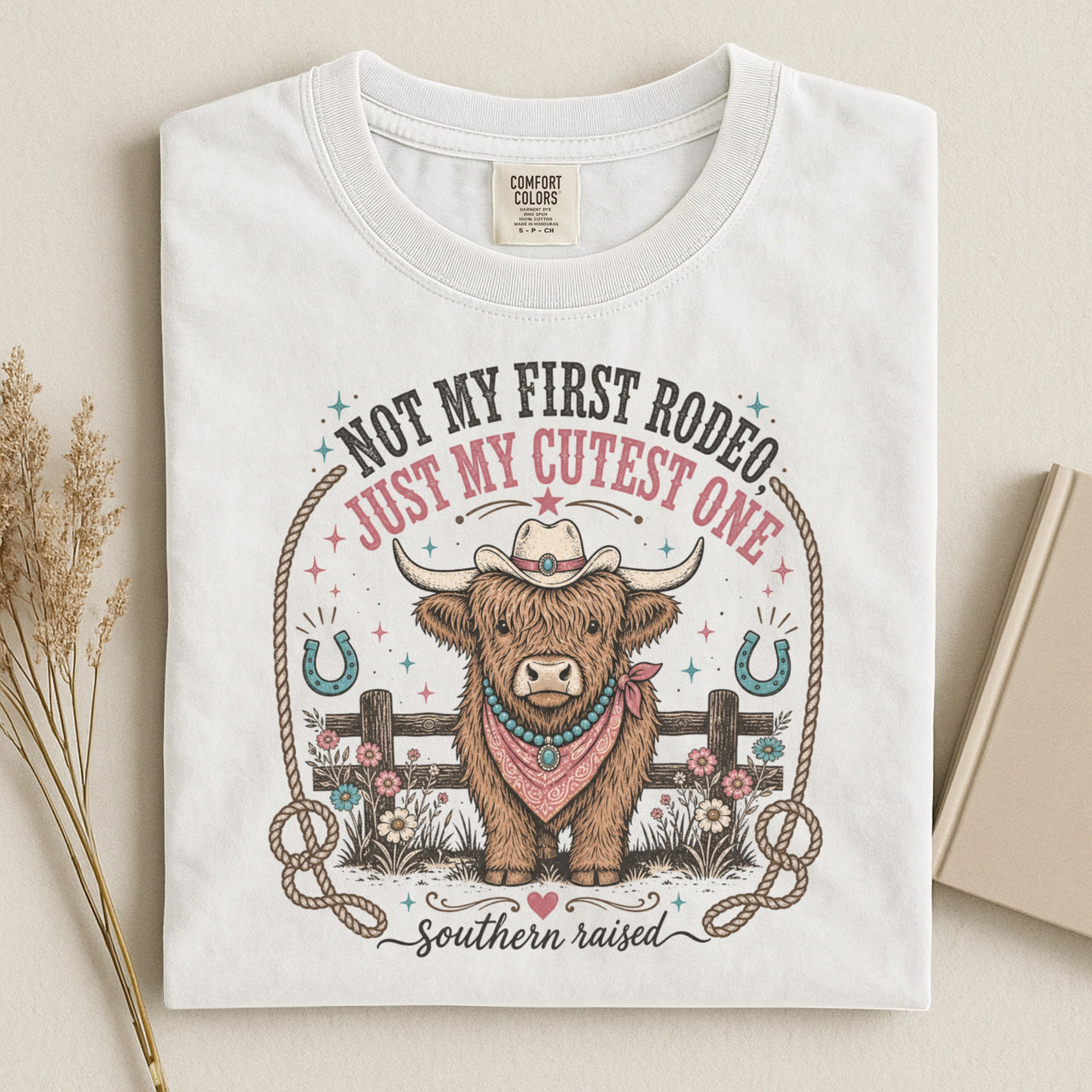 Not My First Rodeo Highland Cow Shirt