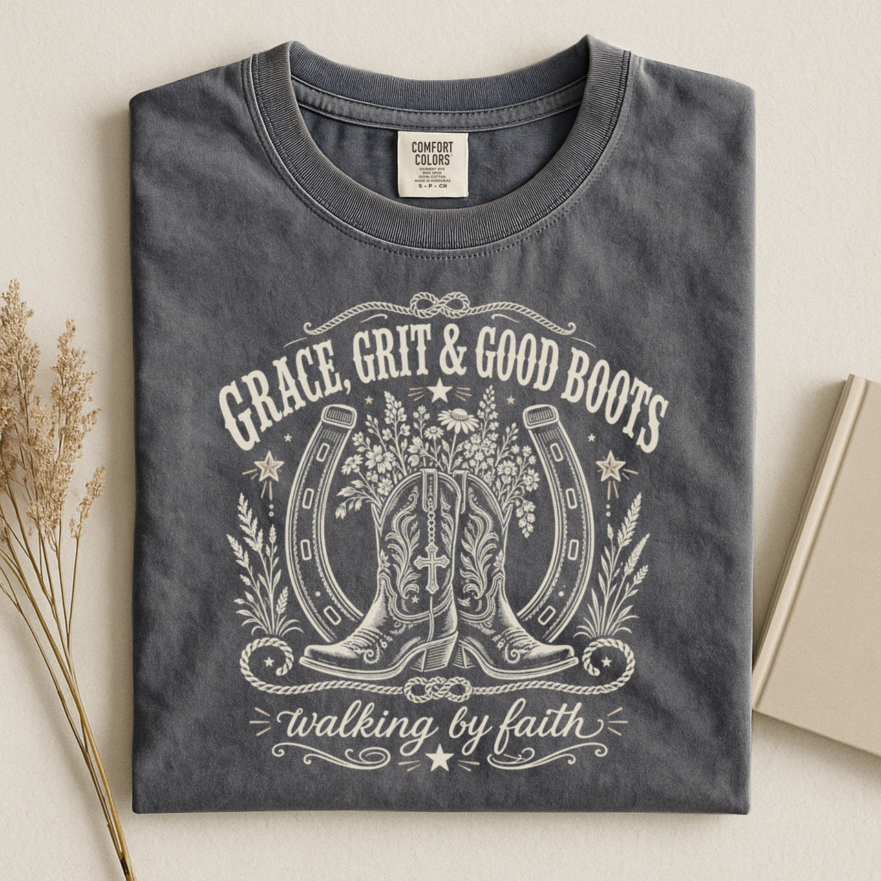 Grace Grit And Good Boots Western Faith Shirt