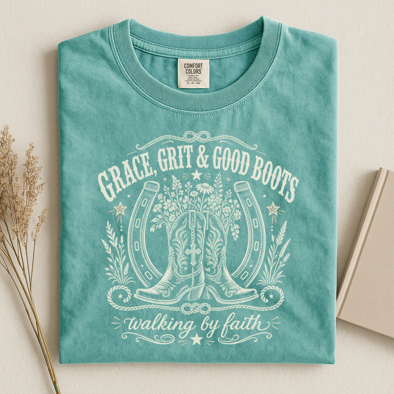 Grace Grit And Good Boots Western Faith Shirt