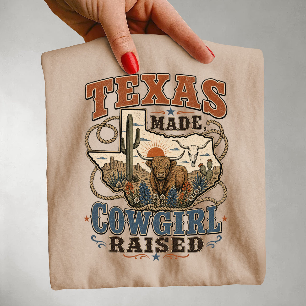 Texas Made Cowgirl Raised Western Shirt