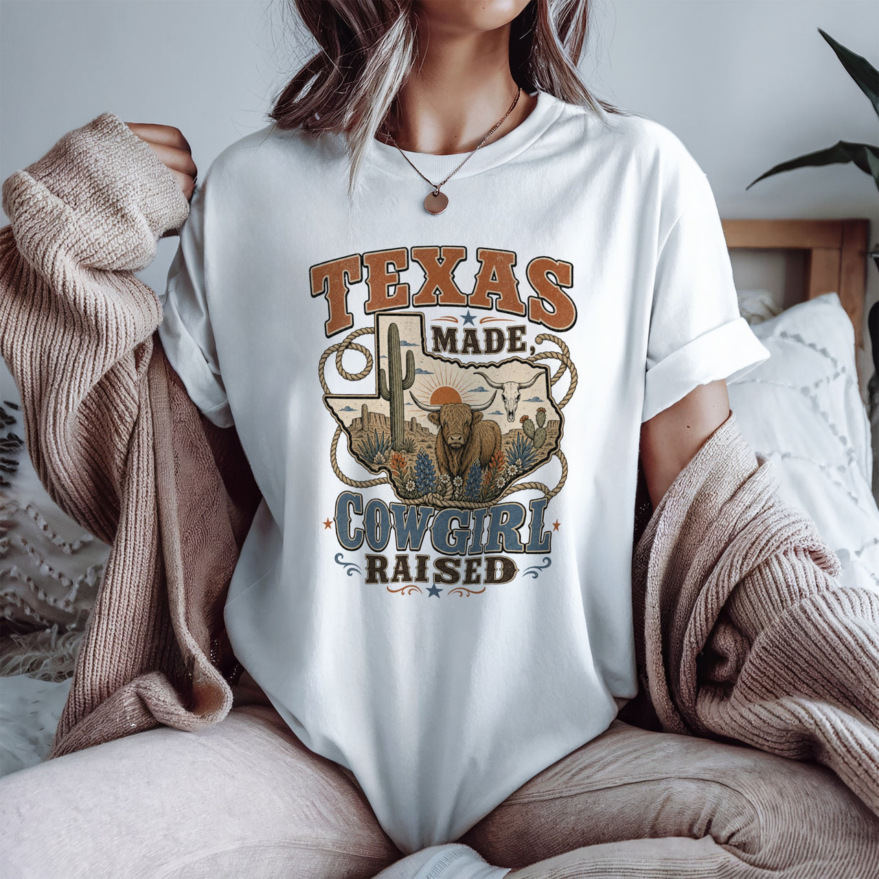 Texas Made Cowgirl Raised Western Shirt