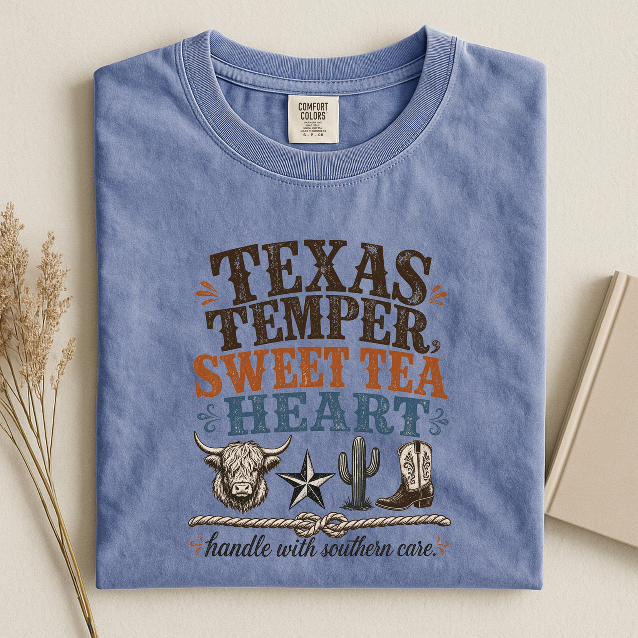 Texas Temper Sweet Tea Heart T-Shirt