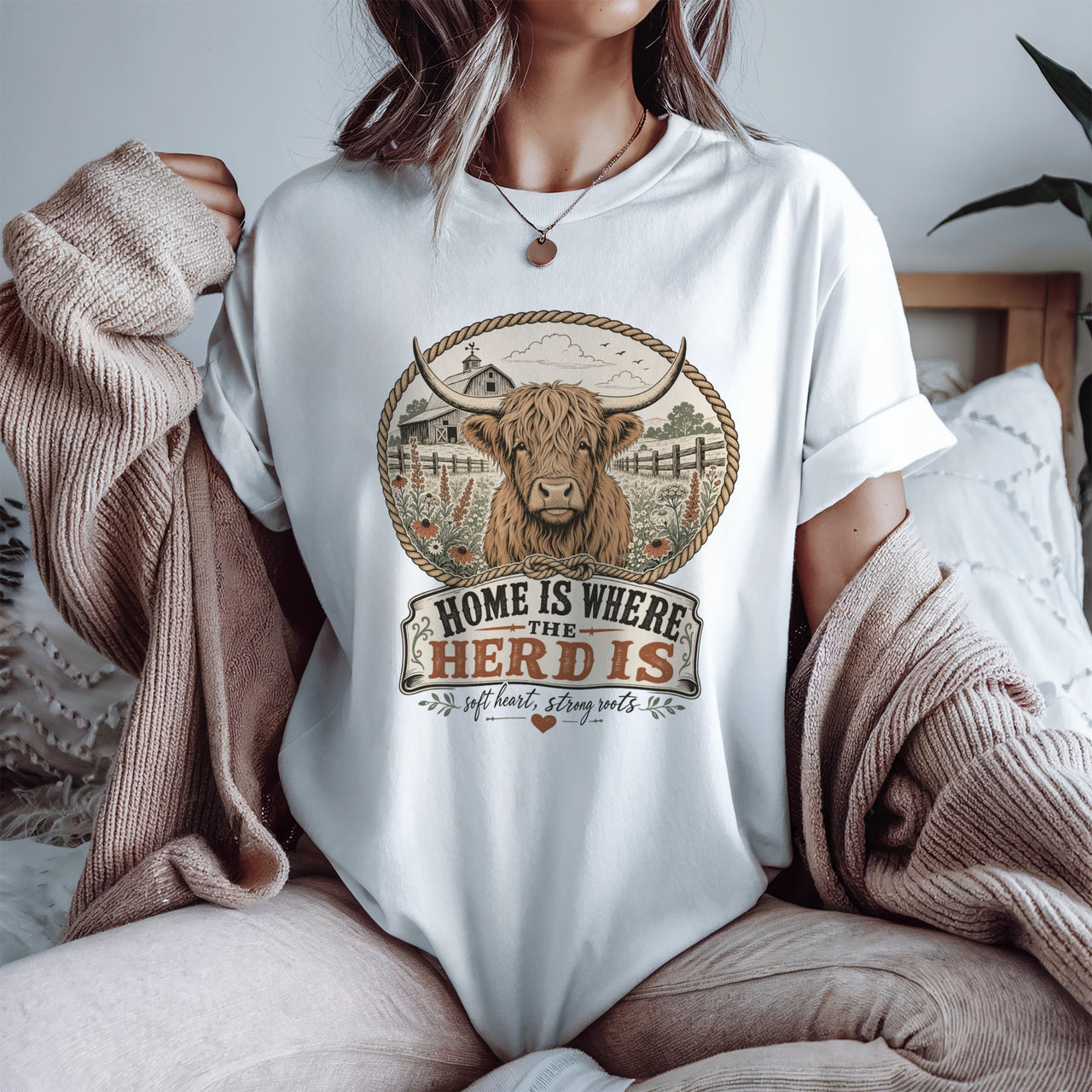 Home Is Where the Herd Is T-Shirt