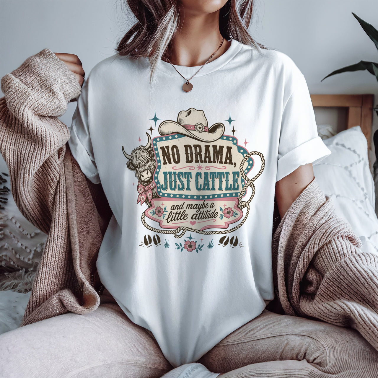 No Drama Just Cattle T-Shirt