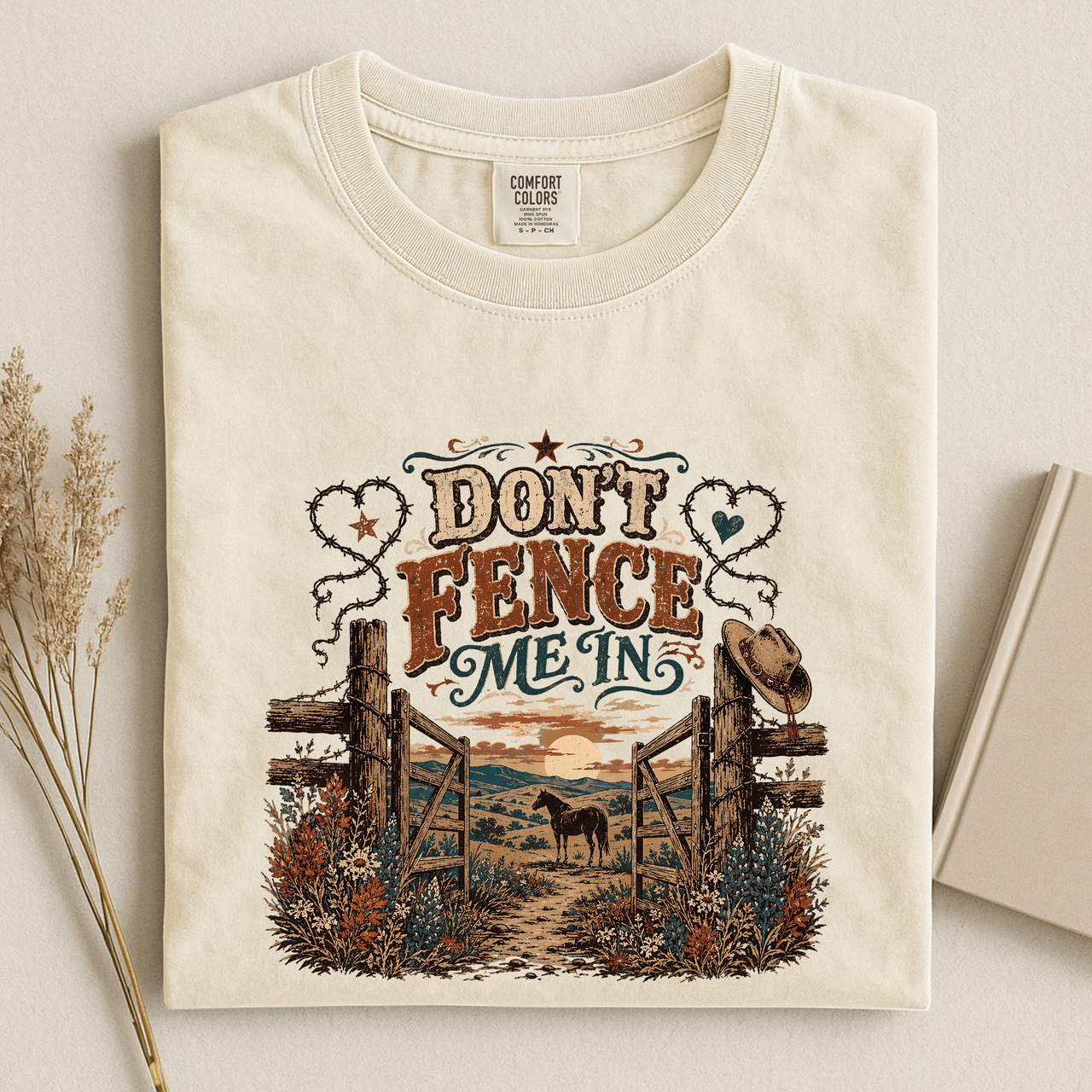 Don't Fence Me In Vintage Western T-Shirt