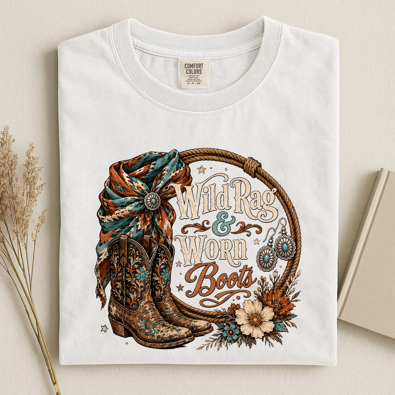 Wild Rag & Worn Boots Graphic Tee
