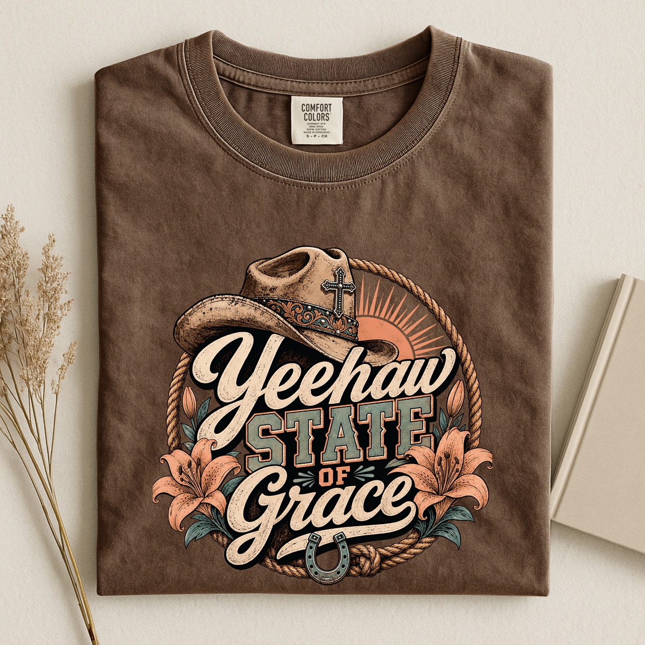 Yeehaw State of Grace Western T-Shirt