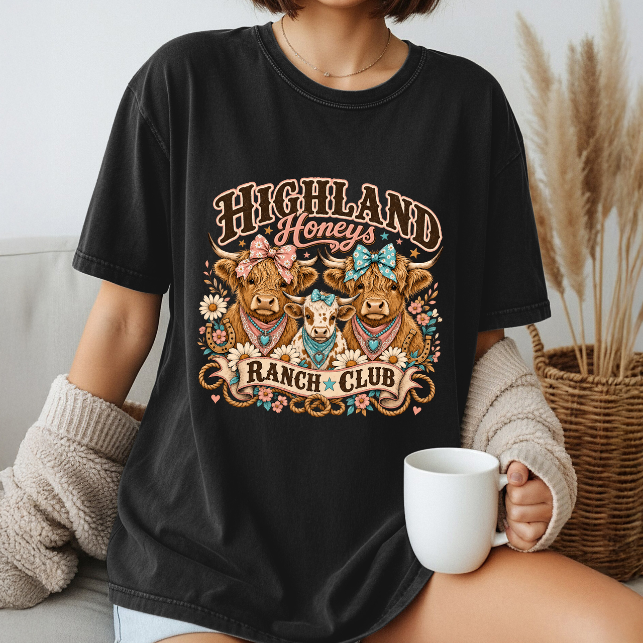 Highland Honeys Ranch Club T-Shirt