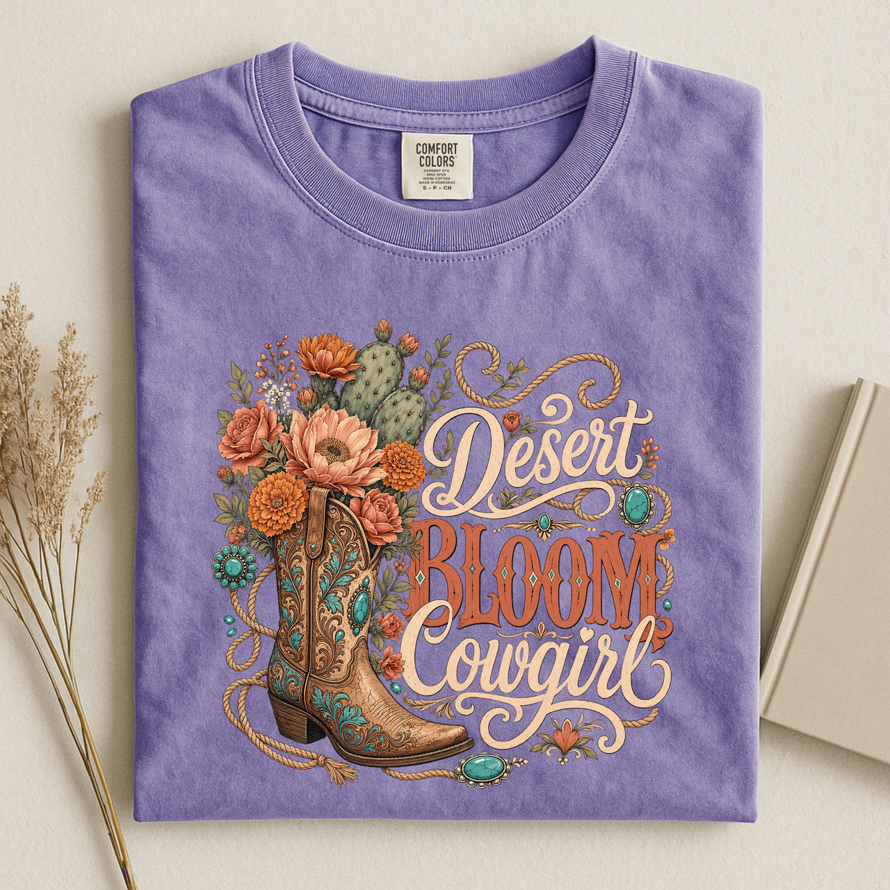 Cowgirl Desert Bloom T-Shirt