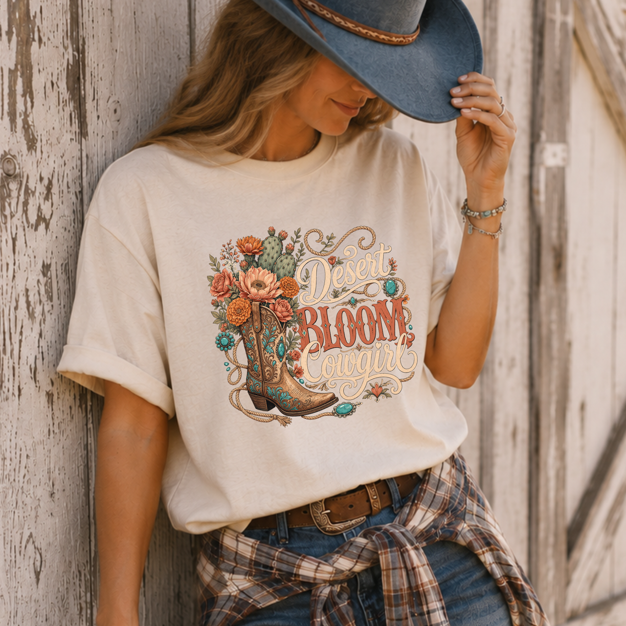 Cowgirl Desert Bloom T-Shirt