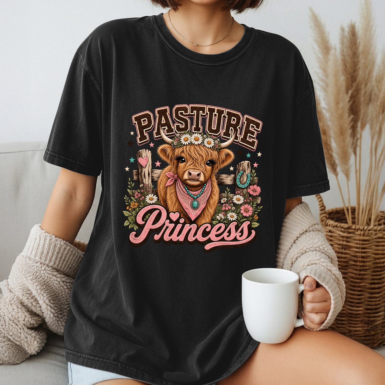 Pasture Princess Cow T-Shirt