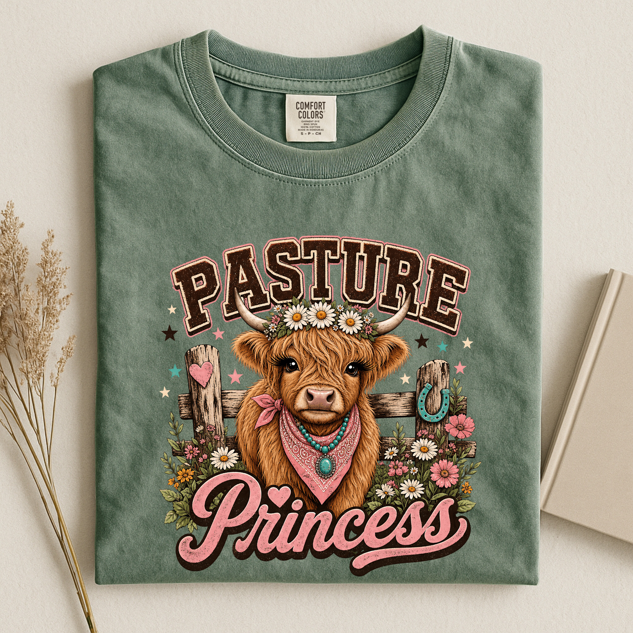 Pasture Princess Cow T-Shirt