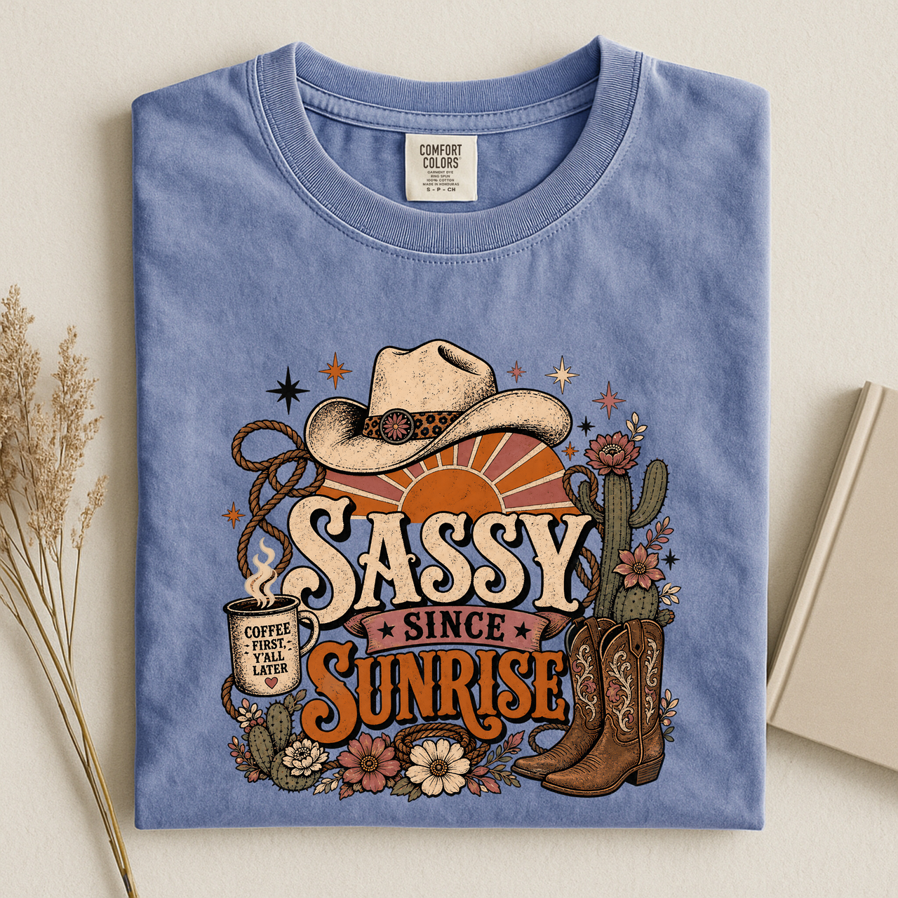 Sassy Since Sunrise Graphic T-Shirt