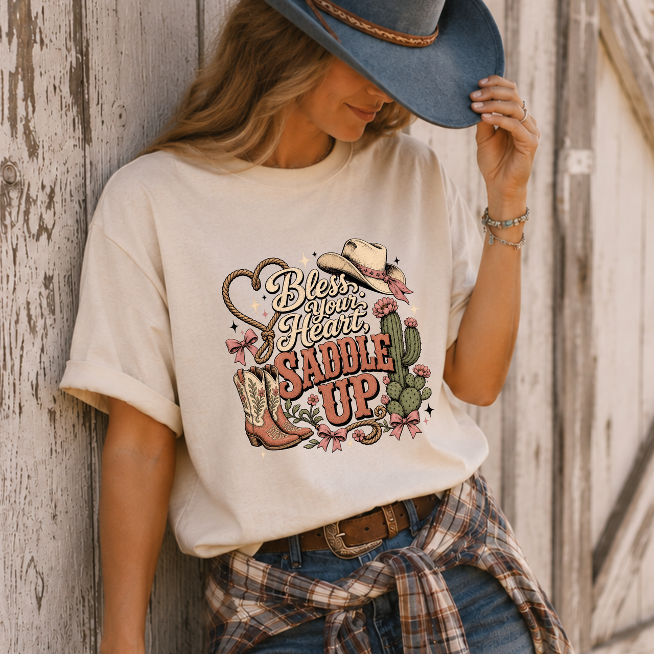 Bless Your Heart Saddle Up T-Shirt