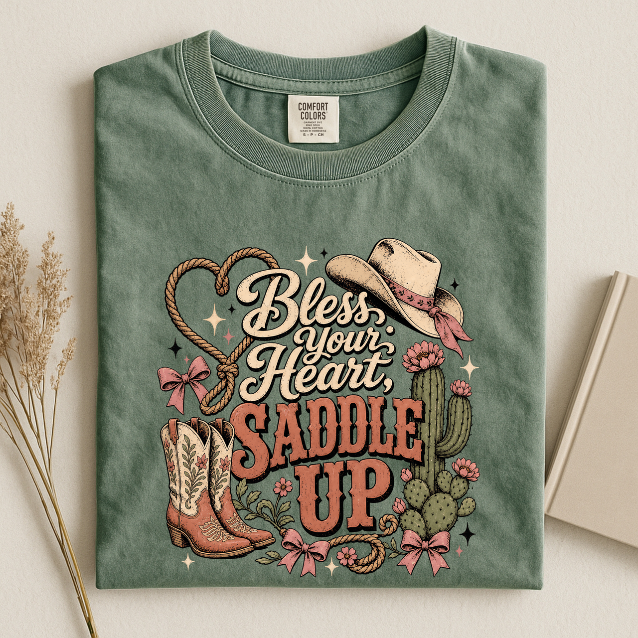 Bless Your Heart Saddle Up T-Shirt