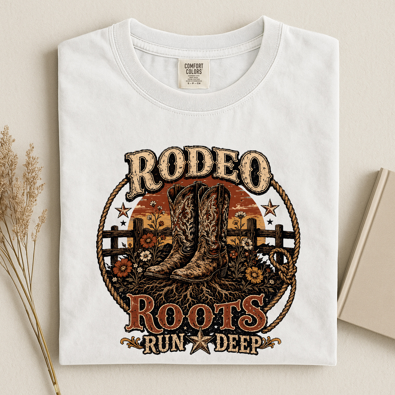 Rodeo Roots 'Run Deep' Graphic T-Shirt