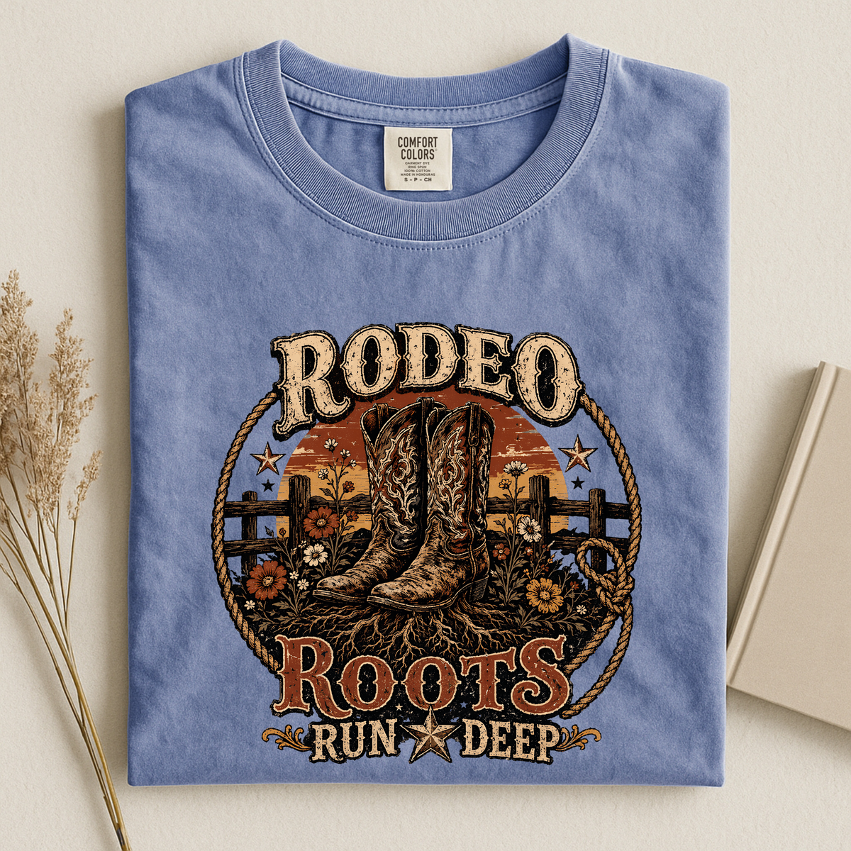 Rodeo Roots 'Run Deep' Graphic T-Shirt