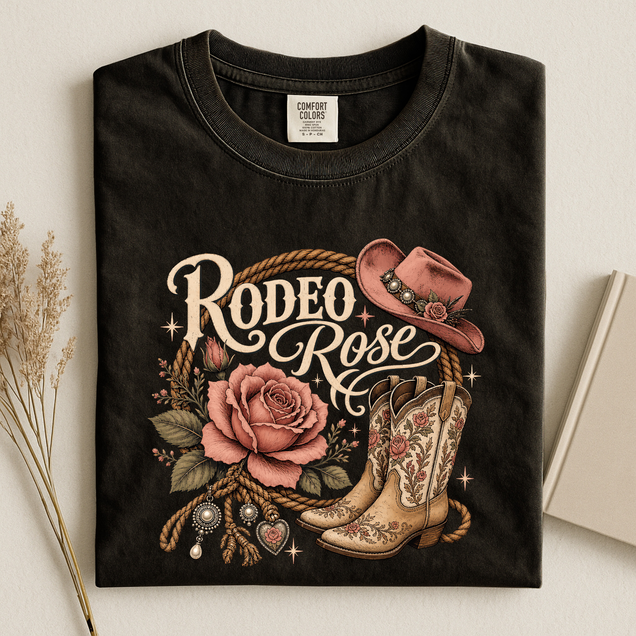 Rodeo Rose Graphic T-Shirt