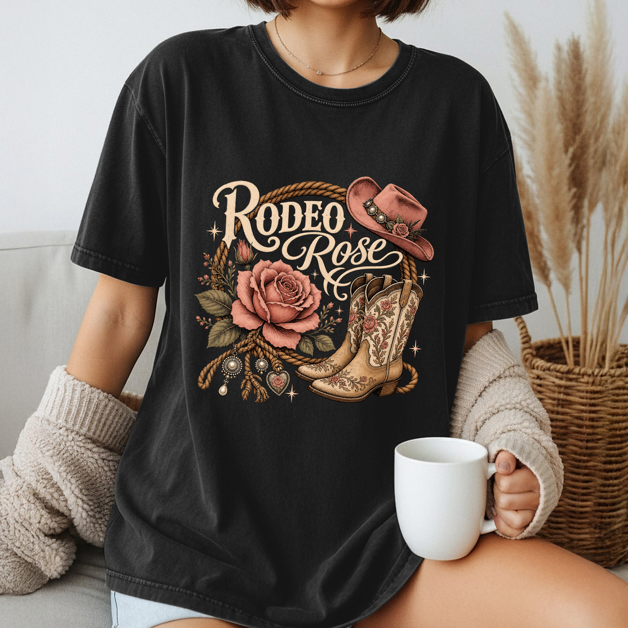 Rodeo Rose Graphic T-Shirt