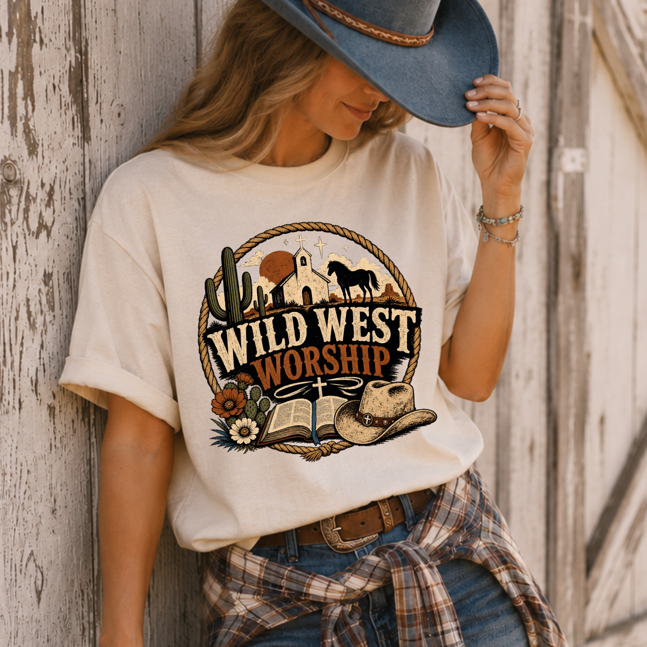 Wild West Worship Graphic T-Shirt