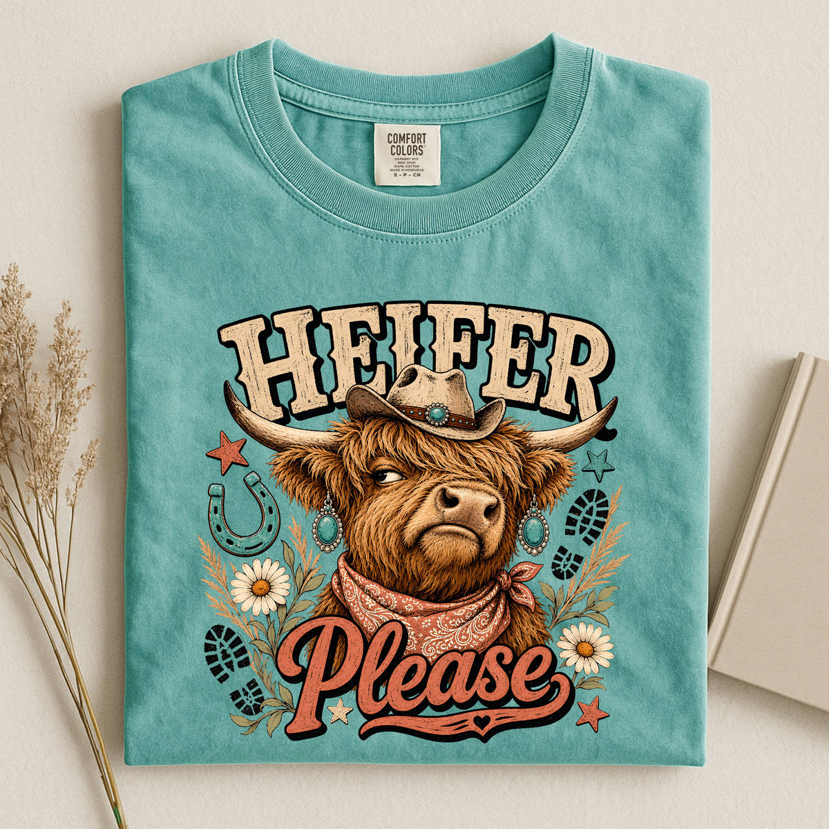 Heifer Please Cow Graphic T-Shirt