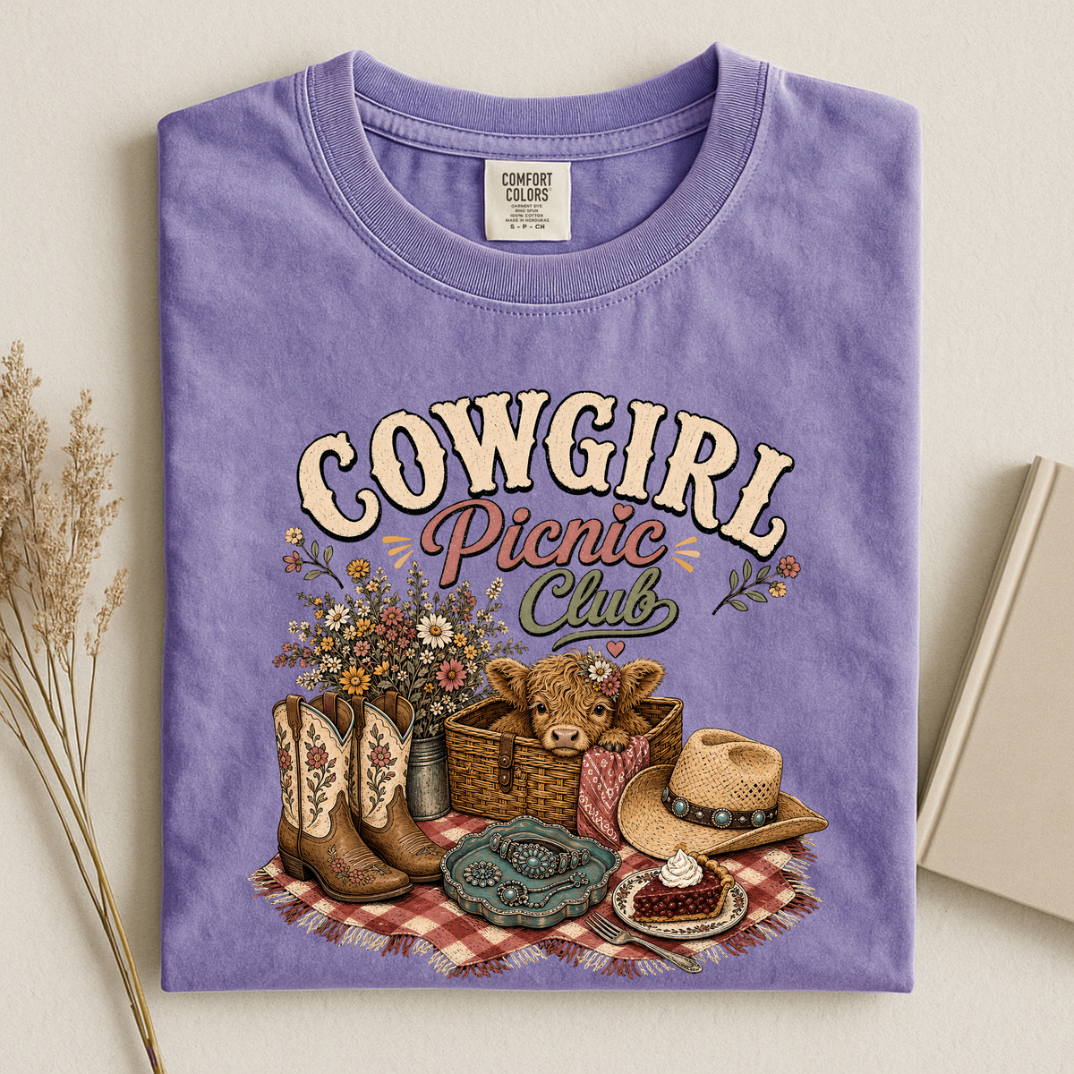 Cowgirl Picnic Club Tee