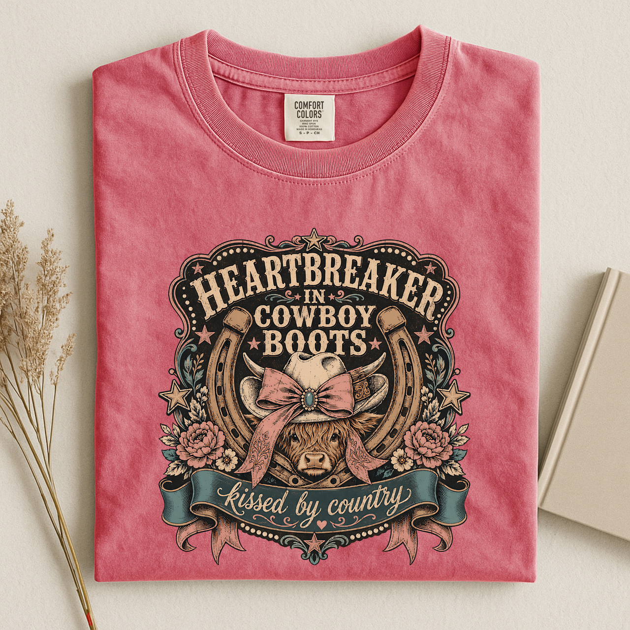 Heartbreaker in Cowboy Boots T‑Shirt