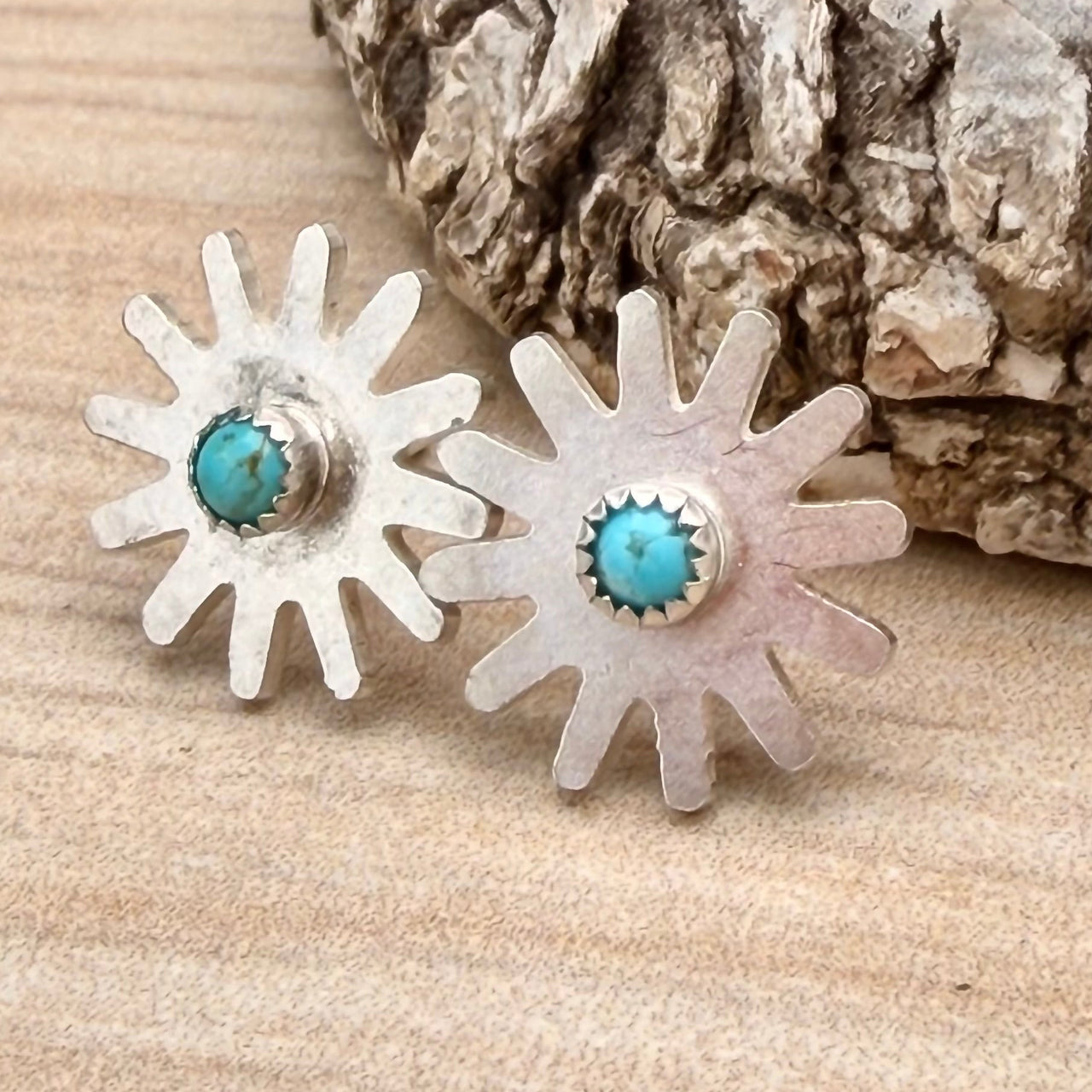 Spur Rowel Earring Sterling Silver