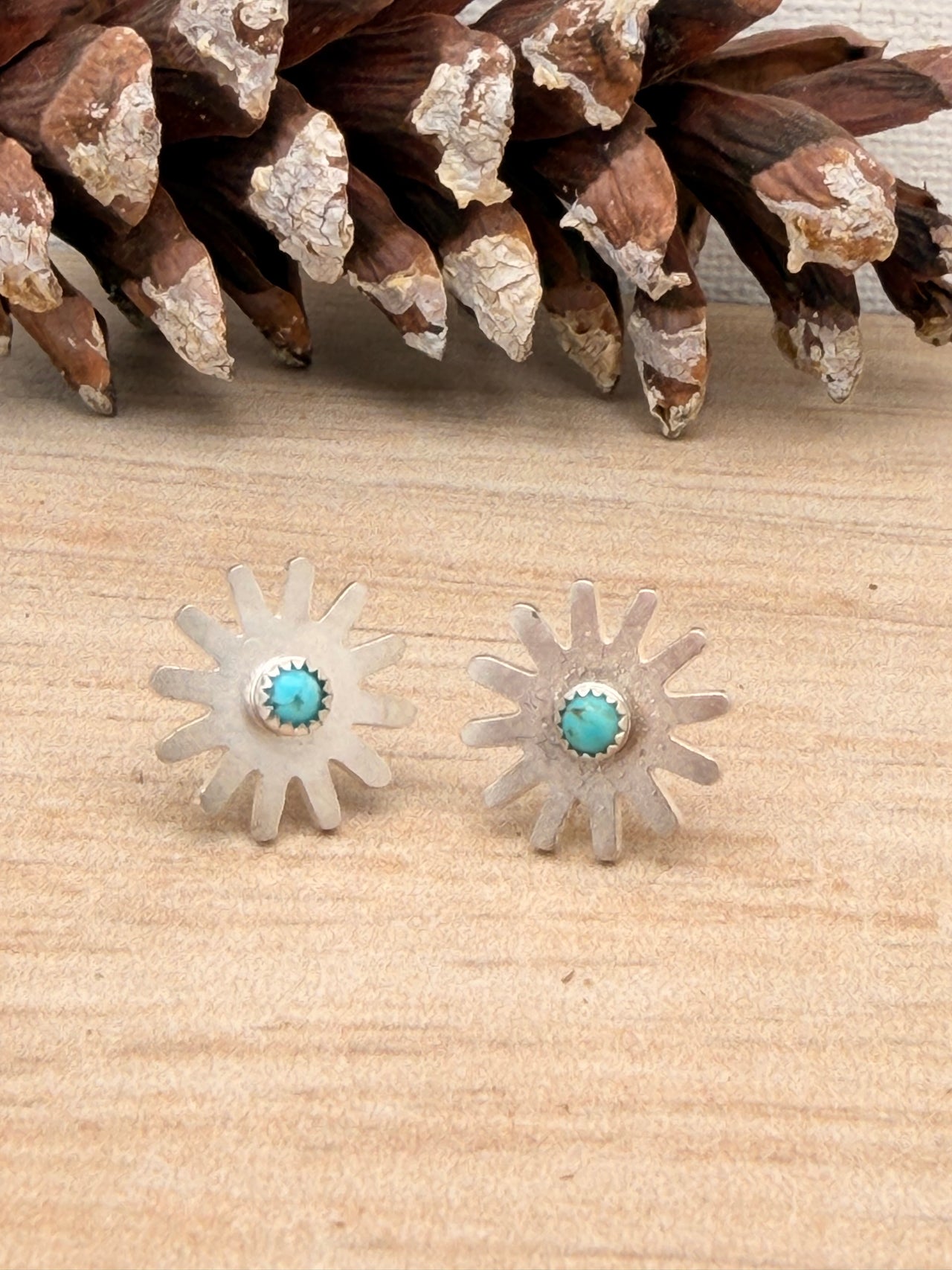 Spur Rowel Earring Sterling Silver