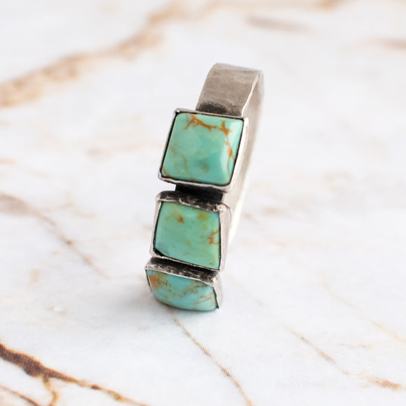 Three Turquoise Stone Ring