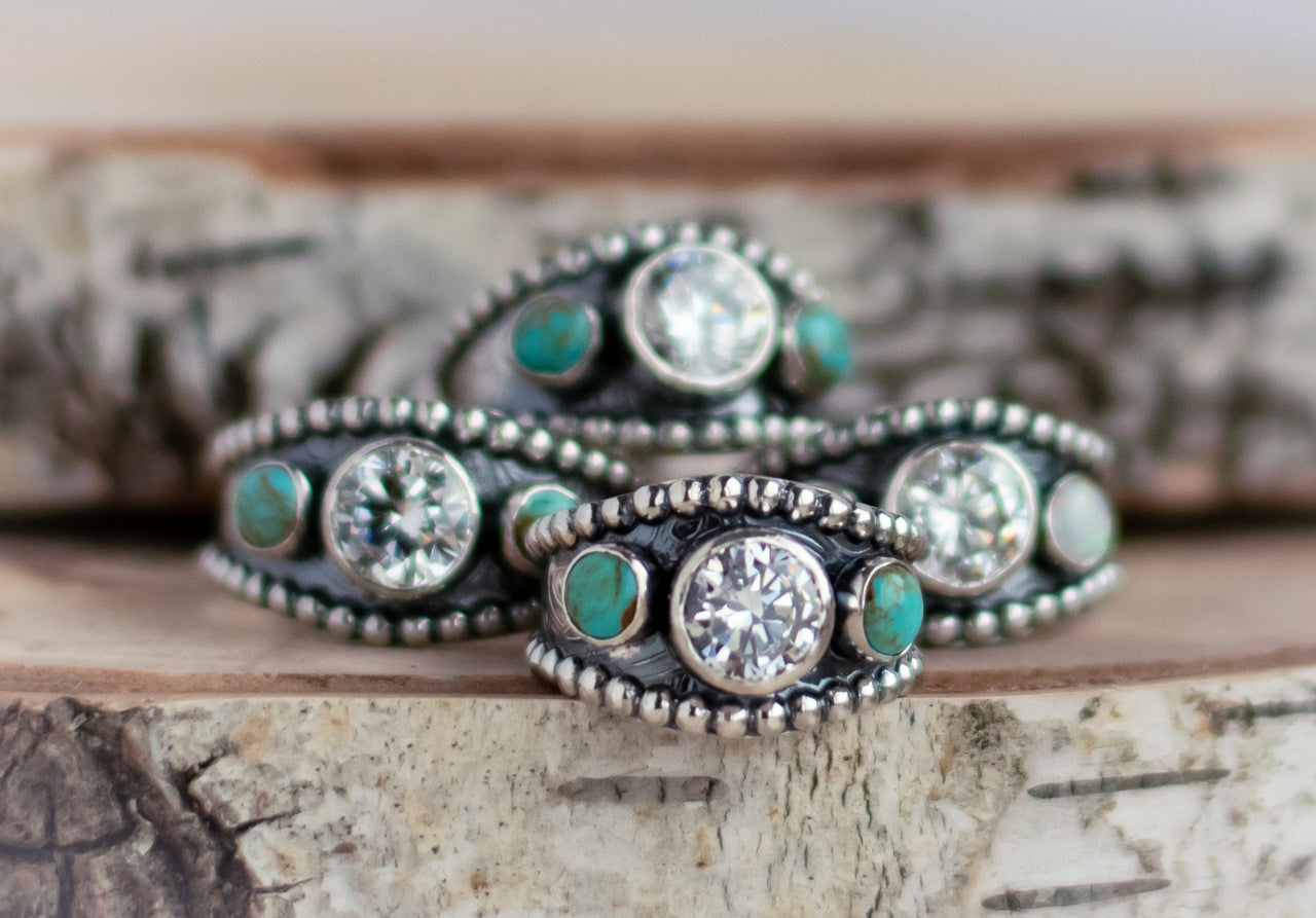 Floral Western Wedding Ring
