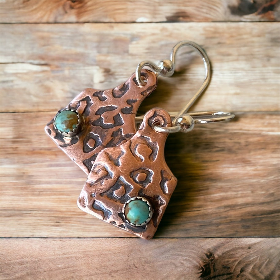 Leopard earrings