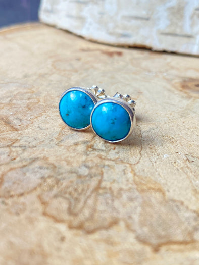 8mm turquoise studs