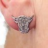 Highland Cow Stud Earrings