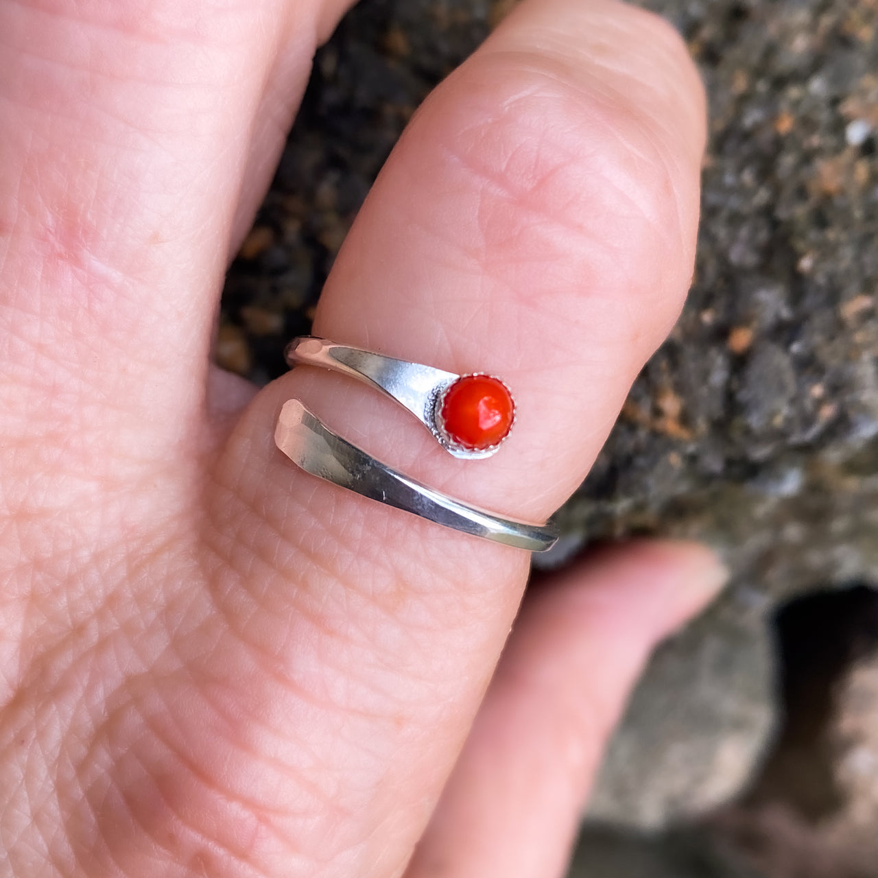 Adjustable Sterling Silver Wrap Rings