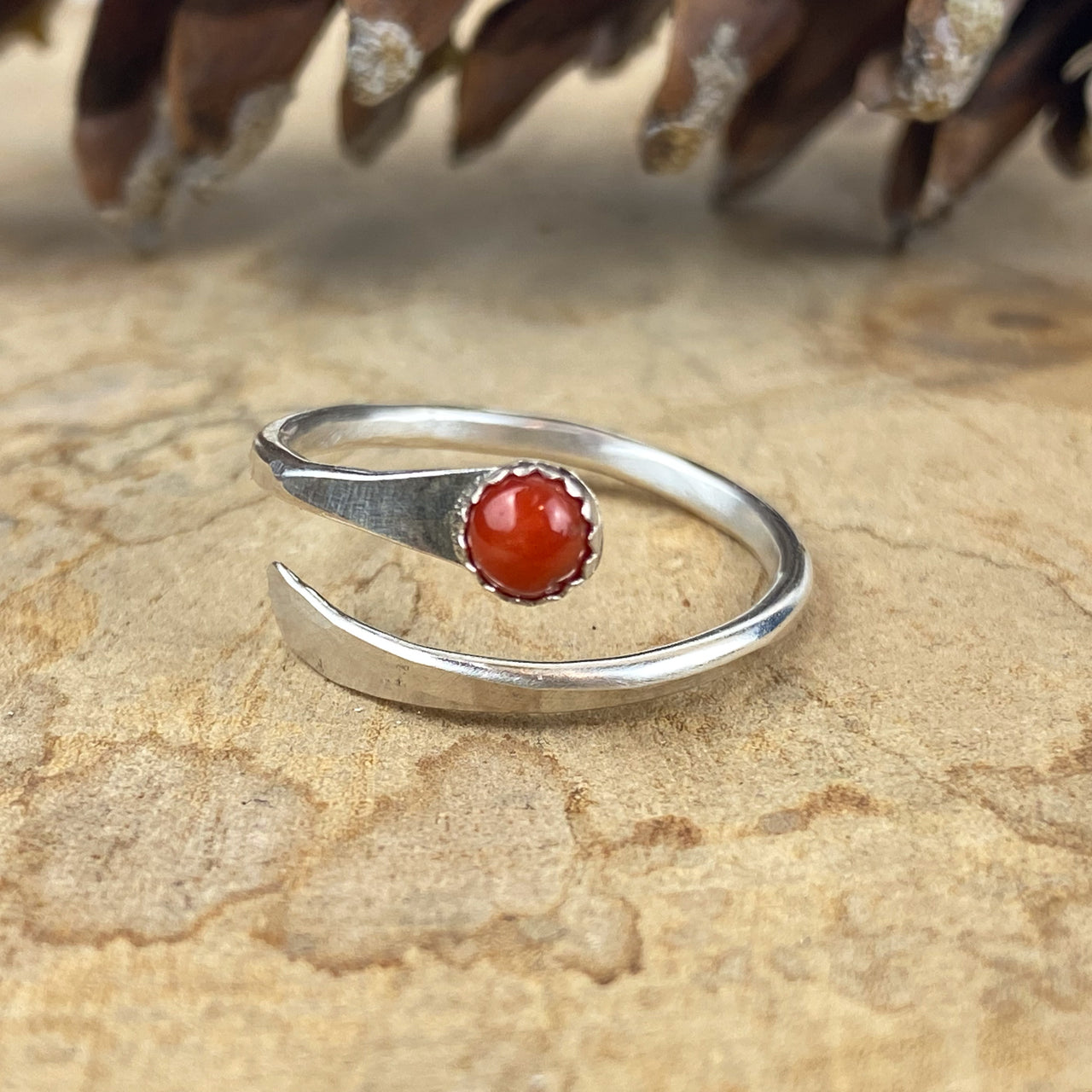 Adjustable Sterling Silver Wrap Rings