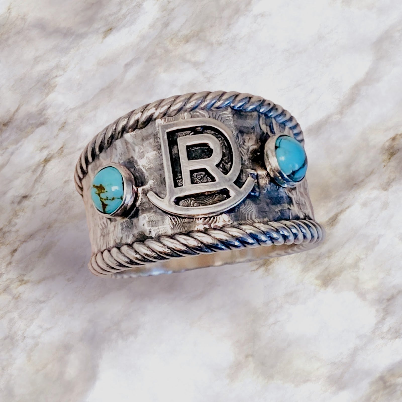 Cattle brand wedding ring | Beachweddingtips.com