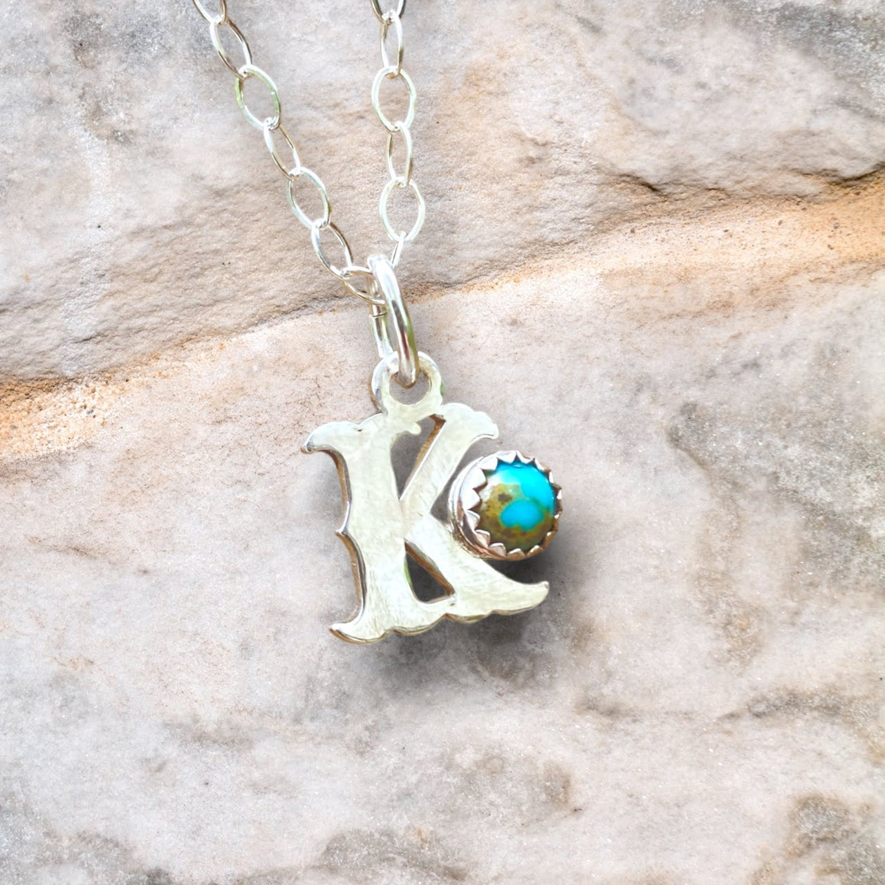 Western Letter Necklace