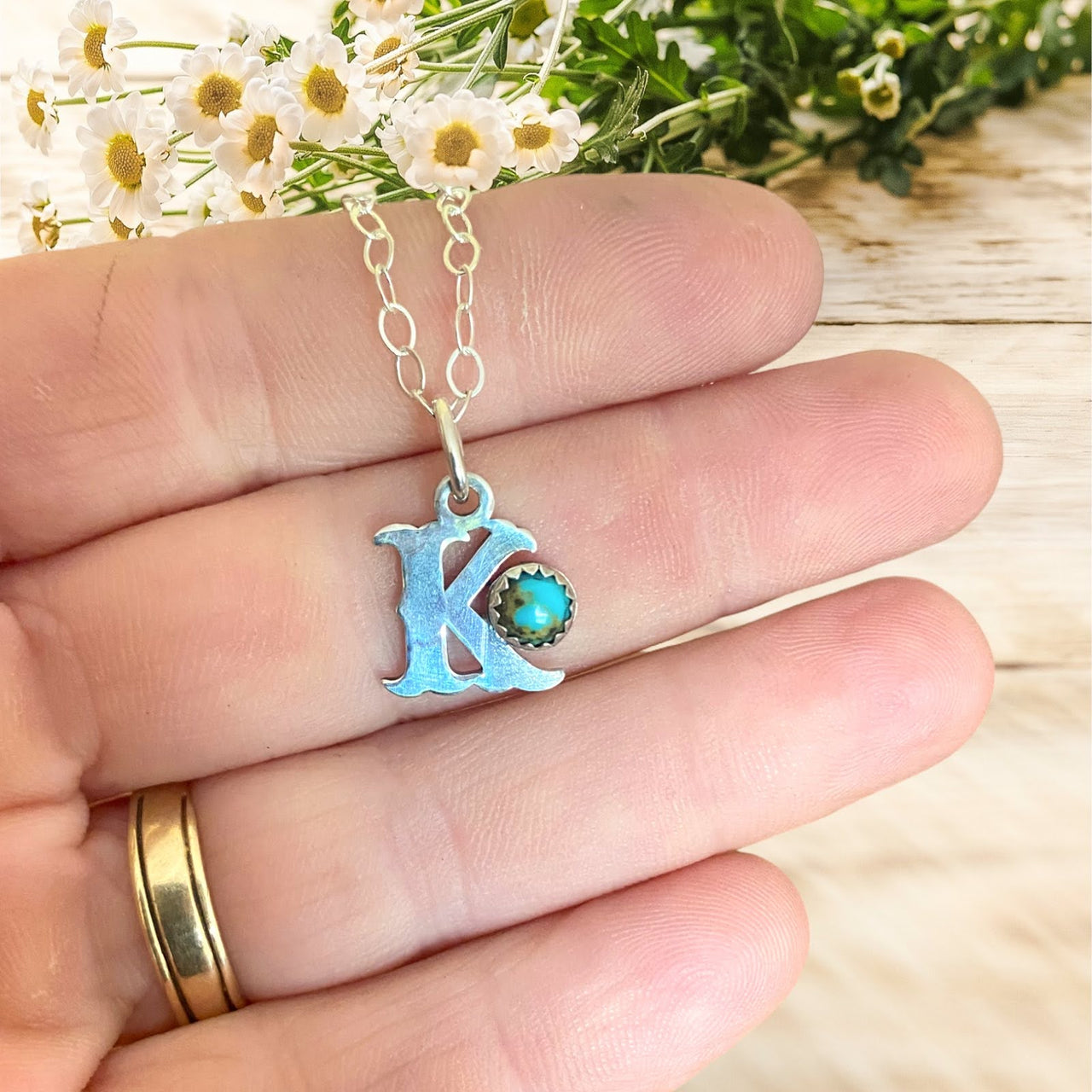 Western Letter Necklace