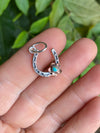 Tiny horseshoe charm