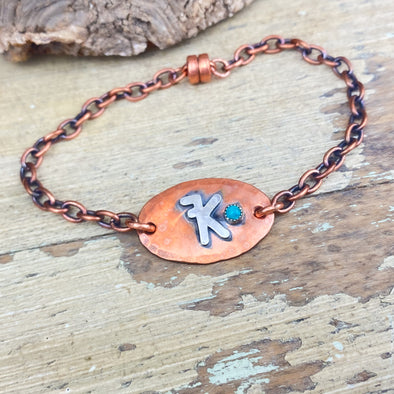 Personalized Copper Brand Bracelet